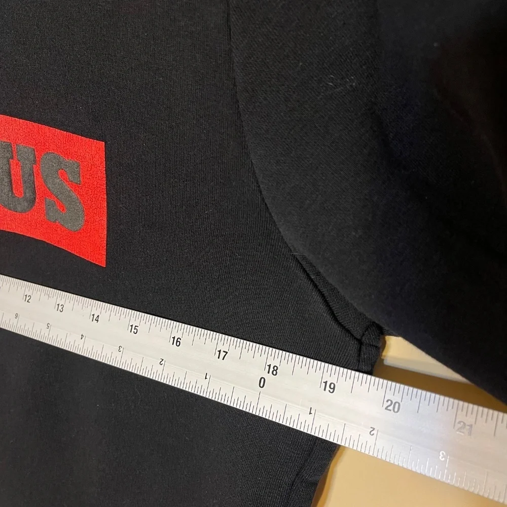 Men's Navy Sweatshirt with Red Logo